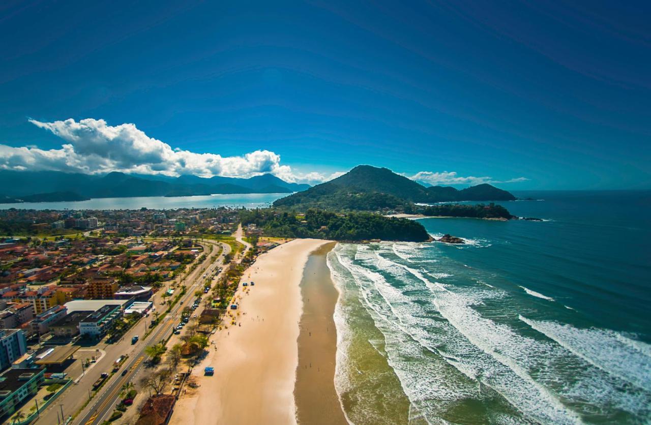 Apartamento Praia Grande Tenorio Pe Na Areia C/ Ar Ubatuba Dış mekan fotoğraf