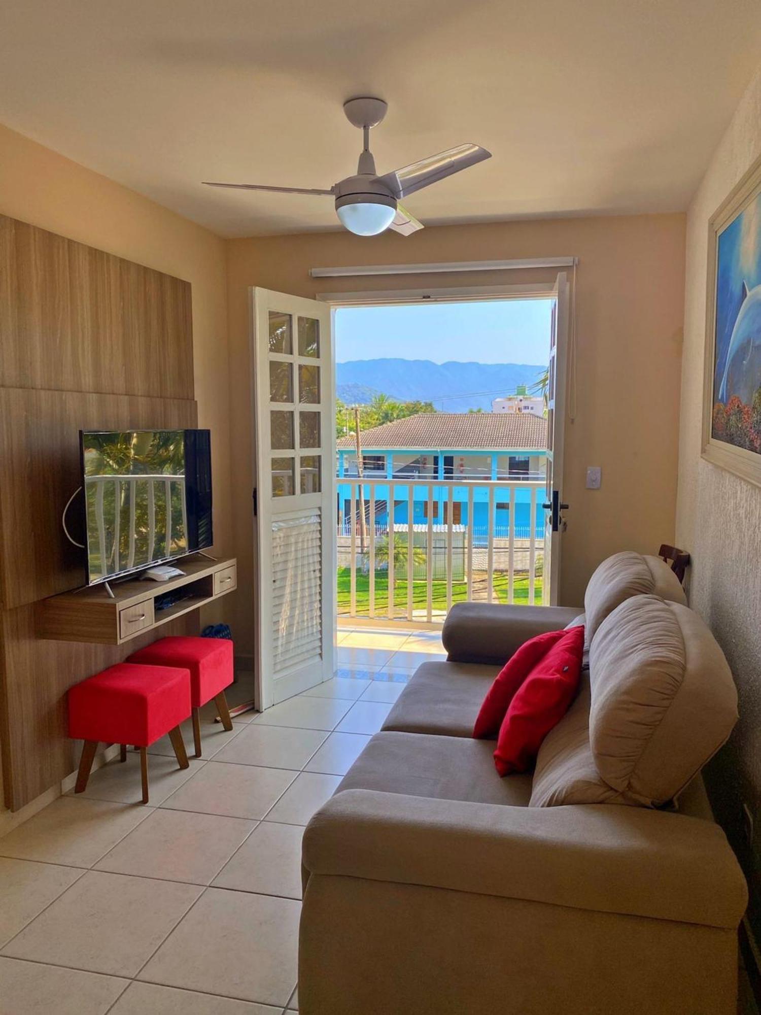 Apartamento Praia Grande Tenorio Pe Na Areia C/ Ar Ubatuba Dış mekan fotoğraf